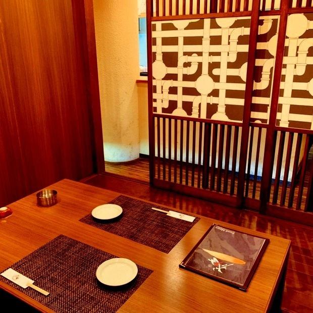 Fully equipped with a private room with horigotatsu that can accommodate up to 6 people! Atmosphere ◎