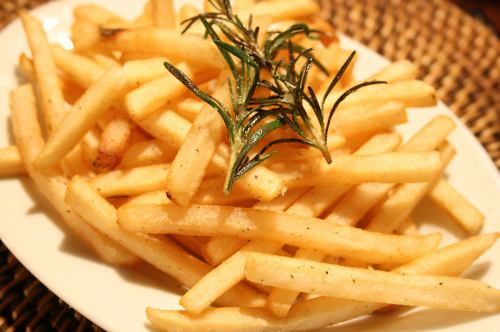 French fries, rosemary scent