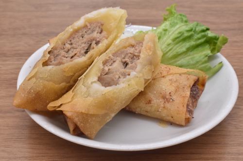 Homemade Miso Fried Spring Rolls