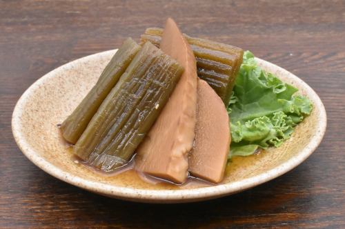Simmered bamboo shoots and butterbur
