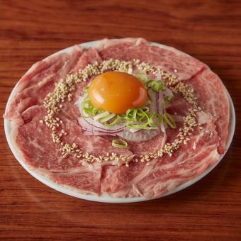 とんぼの呑めるA4和牛ユッケ!!