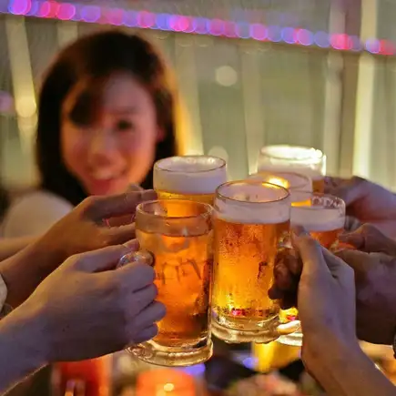【暢飲套餐（單點）】享受約50種飲品，包括高球雞尾酒、雞尾酒、酸味酒和燒酒等！ 2000日圓（含稅）