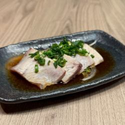 Grilled yellowtail with ponzu sauce