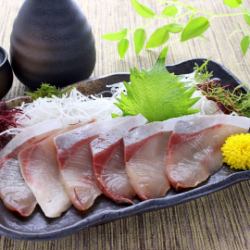 Yellowtail sashimi