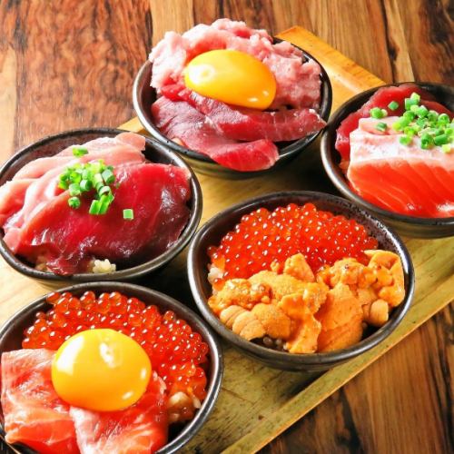 魚でんオリジナル海鮮小鉢丼♪