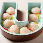 Handmade shrimp fish ball