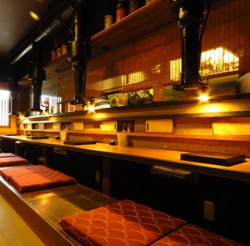 The counter seats are also suitable for single-person yakiniku and dates such as anniversaries.