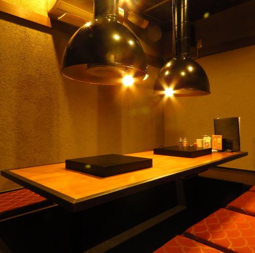 Have a yakiniku banquet in a private room with digging seats where you can relax and stretch your legs!