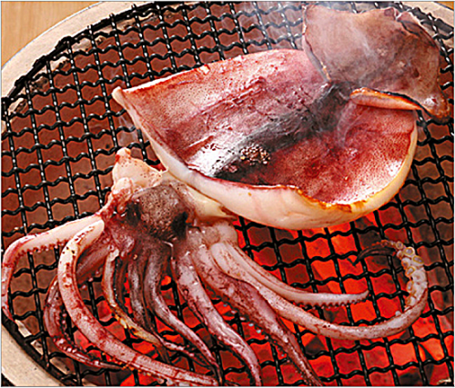 Overnight dried squid
