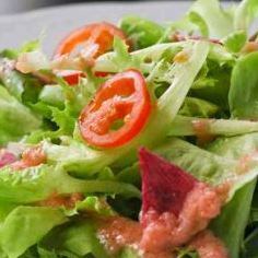 A colorful salad made with a variety of vegetables