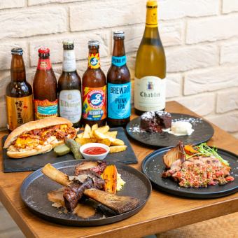 【ご予約の方限定特典】乾杯ドリンク付き！cimaおすすめコース〈お料理のみ全7品〉5,000円