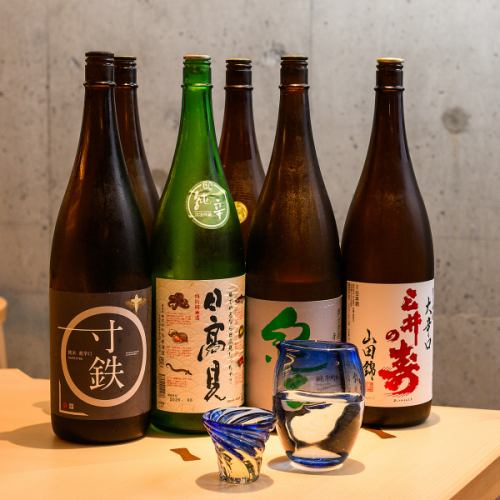 料理に合うお酒も種類豊富