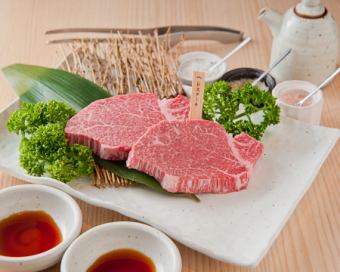 Japanese black beef tenderloin steak