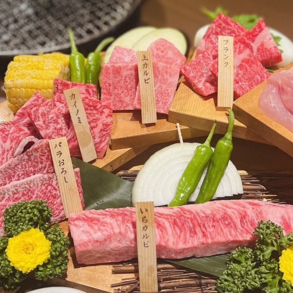 【数量限定】焼肉６種５段盛