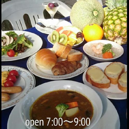 モーニングタイム：洋食バイキング　1650円（税込）
