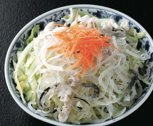 Fugu skin salad