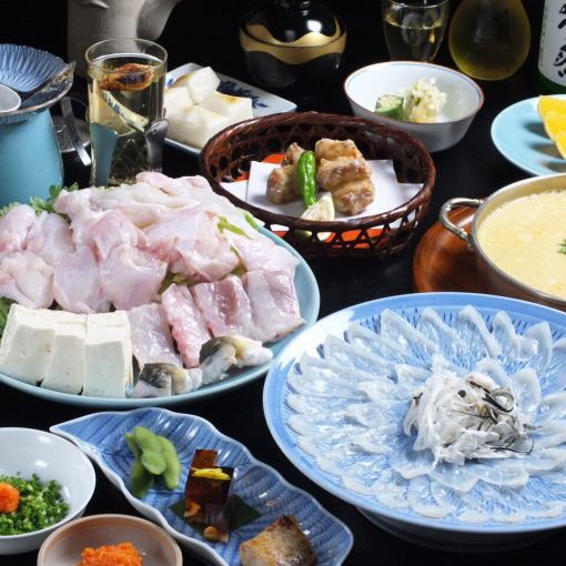 【1日2組限定/4名様以上・要予約】とらふぐ宴会コース(10月～4月)