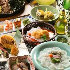 【その日の厳選食材おまかせ逸品】三代目「技」コース《全9品》