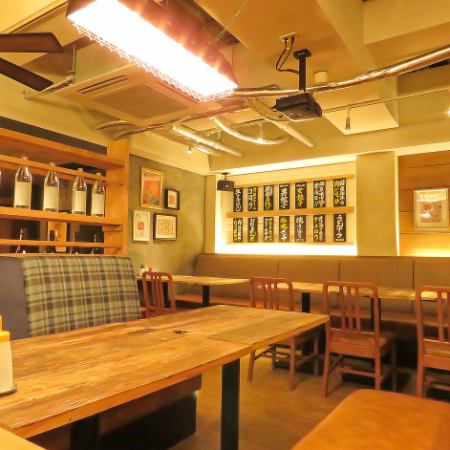 GYO the MAN is a mass public brewery that changes such an image! The inside of the shop is a wood style, directing a comfortable and fashionable space ☆ Seats We prepare 68 seats in total ♪ We can accommodate up to about 38 banquets so please feel free to contact us!