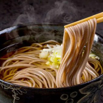Hot soba noodles
