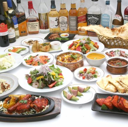 《3時間飲み放題付》アジアンコース【8品】