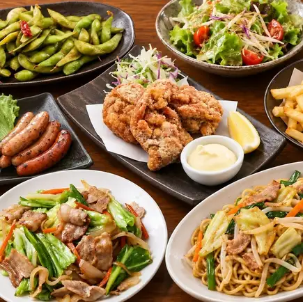 【含120分钟畅饮】休闲套餐 ◆ 3500日元（含税）