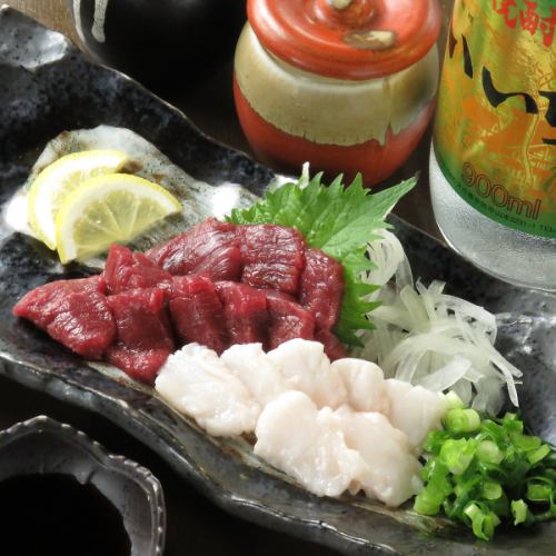 ◆熊本産の馬刺しが看板メニュー◆