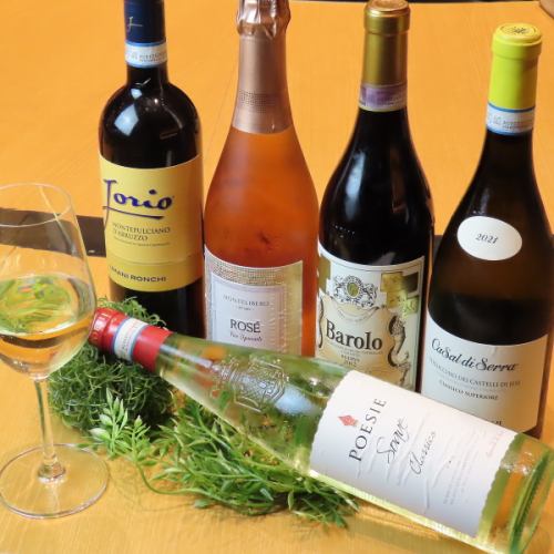 料理に合うお酒が充実！