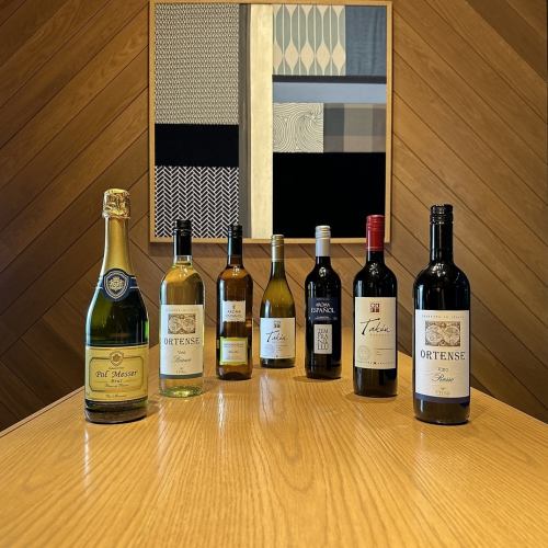 料理に合うお酒が充実！