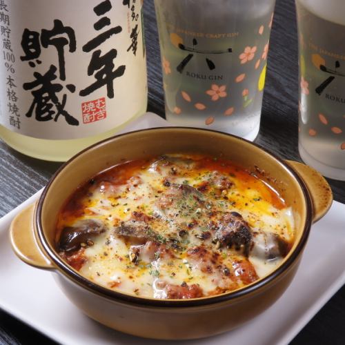 ナスと特製ミートソースのチーズ焼き