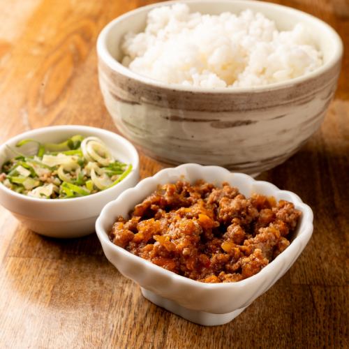 肉味噌ごはん