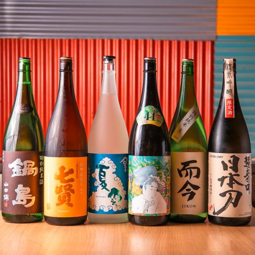 Sake that goes well with sashimi