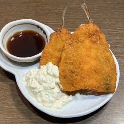 Fluffy fried horse mackerel