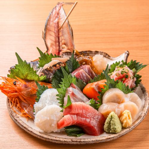 Assorted sashimi for one person