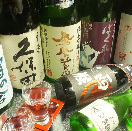 種類豊富な日本酒♪