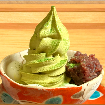 抹茶白玉つぶあん