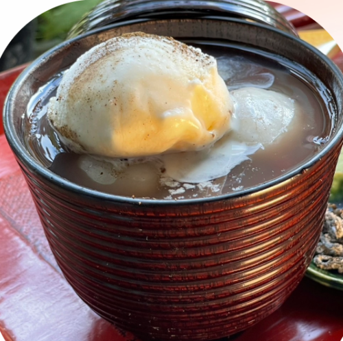 クリームぜんざい