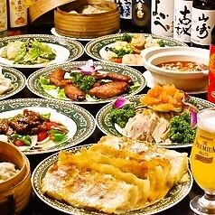 ☆★Very popular★☆≪All-you-can-eat gyoza course≫ 4 dishes + all-you-can-eat all kinds of gyoza + 2 hours of all-you-can-drink included 6,600 yen