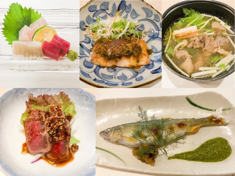 [コース4950円(税込)～]各種ご宴会に◎旬食材をふんだんに使用。