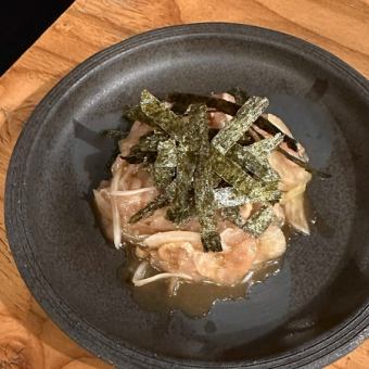 Local chicken with wasabi