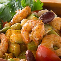 Shrimp and Avocado Mexican Chopped Salad