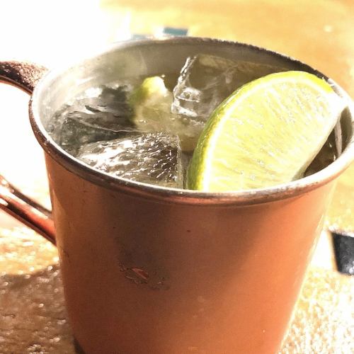 Homemade ginger ale moscow mule