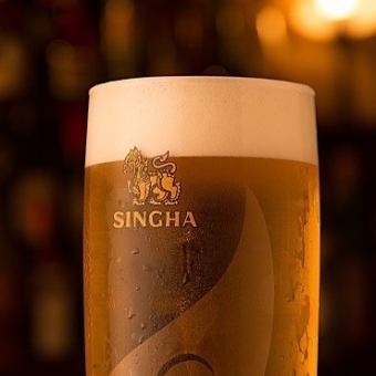 【超值优惠/当天供应！】Singha＆Kirin Heartland生啤无限畅饮+3种民族菜肴3,300日元