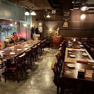 【貸切30名～】貸切でのご利用も可能！30名～40名、立食70名までご利用可能です。10名～16名程度の半個室席もあり、ご宴会・各種パーティーでの利用も承ります！お気軽にご相談ください。