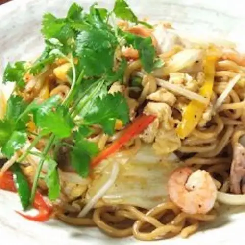 太ちぢれ麺のミーゴレン