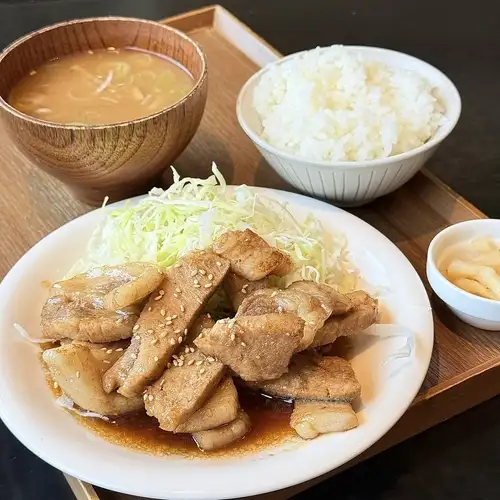 一份既能滿足你的胃又能滿足你的心的午餐！鮮嫩多汁的肉類和酥脆的炸物。
