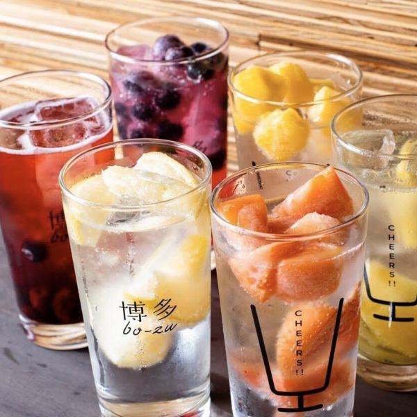 [SNS-worthy ★ Cute colorful sours made with fruits, vinegar, and vegetables] Fruit sours◇