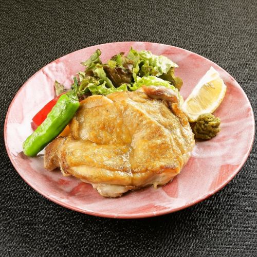 備中高原鶏の塩焼き　～柚子胡椒添え～