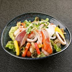 ごろごろ海鮮ご馳走サラダ　～イタリアンドレッシング～