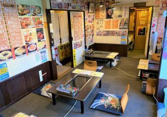 A tatami room where you can stretch your legs and relax☆